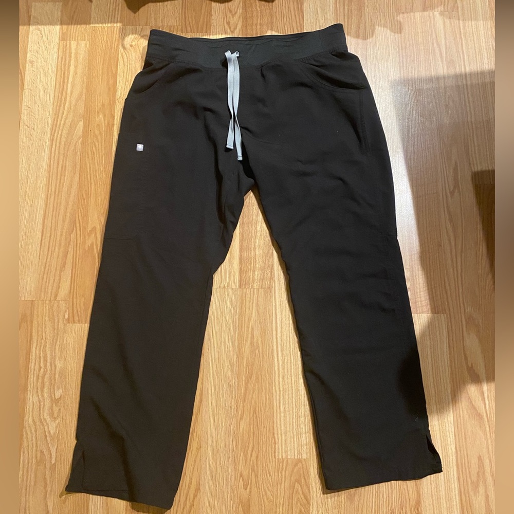 Black FIGS Scrub Pants